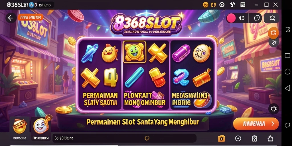 Tampilan gameplay 8368SLOT yang menarik dan penuh warna.