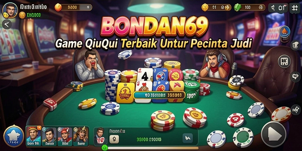 Screenshot gameplay BONDAN69 menampilkan keseruan permainan QiuQiu.