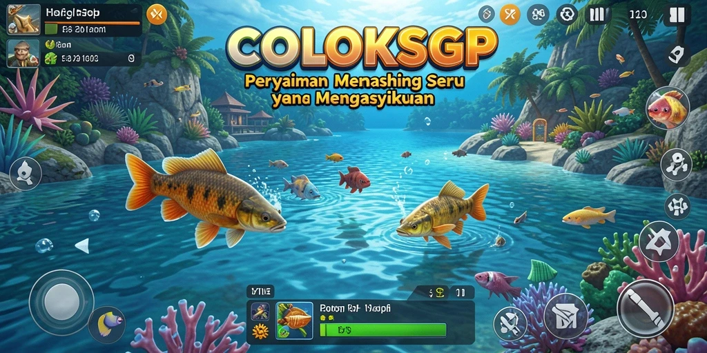 Tangkapan ikan yang spektakuler dalam gameplay COLOKSGP.