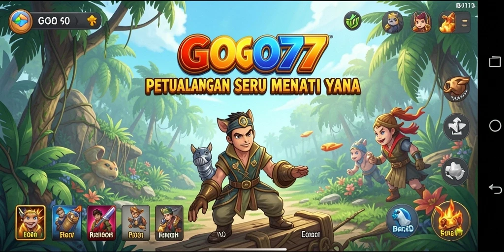 Tampilan gameplay GOGO77 yang seru dan menantang.