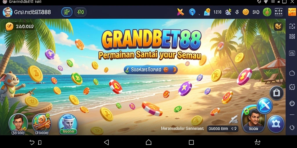 Tampilan gameplay menarik di GRANDBET88 yang menghibur.