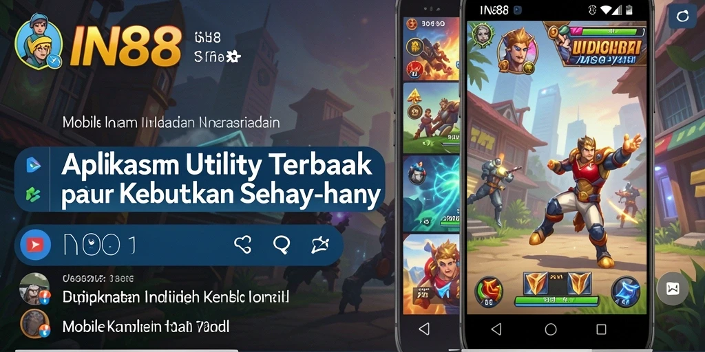 Tampilan antarmuka pengguna IN88 yang sederhana dan efisien.