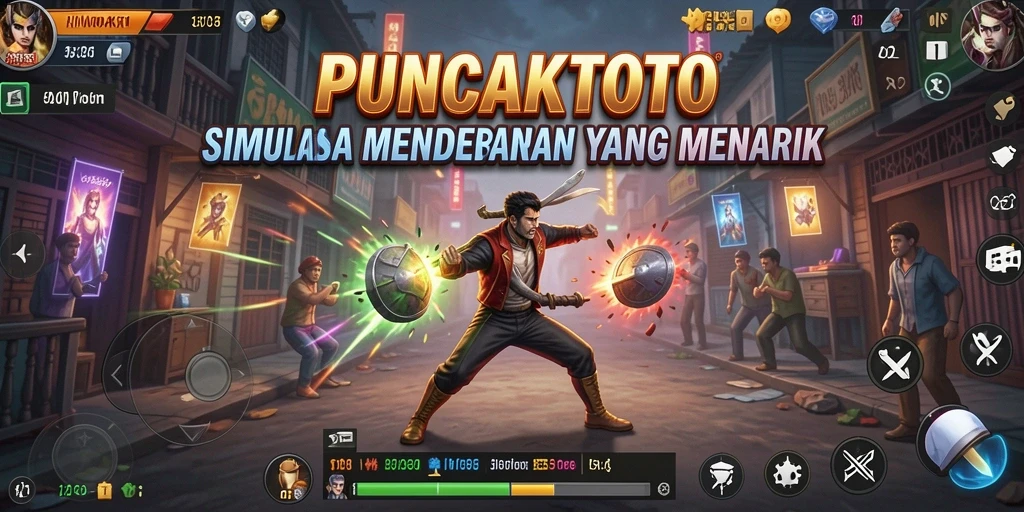 Tangkapan layar utama PUNCAKTOTO menunjukkan pemain berinteraksi di dunia Simulation yang menarik.