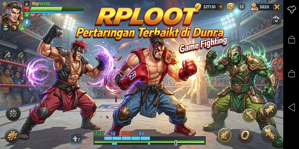 Gameplay seru dan aksi mendebarkan di RPLOOT.