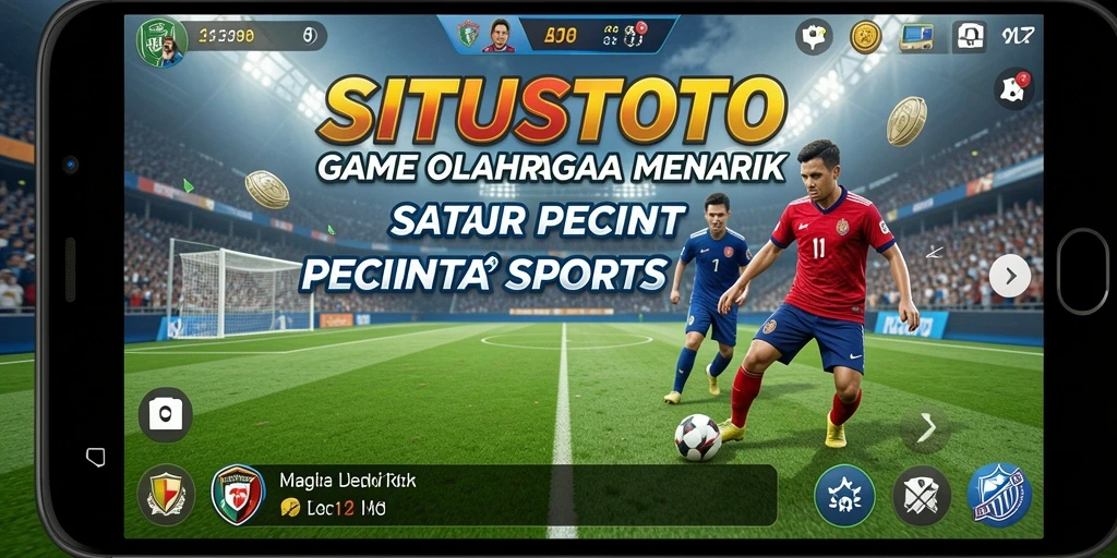 Tampilan menarik dari gameplay olahraganya di SITUSTOTO.