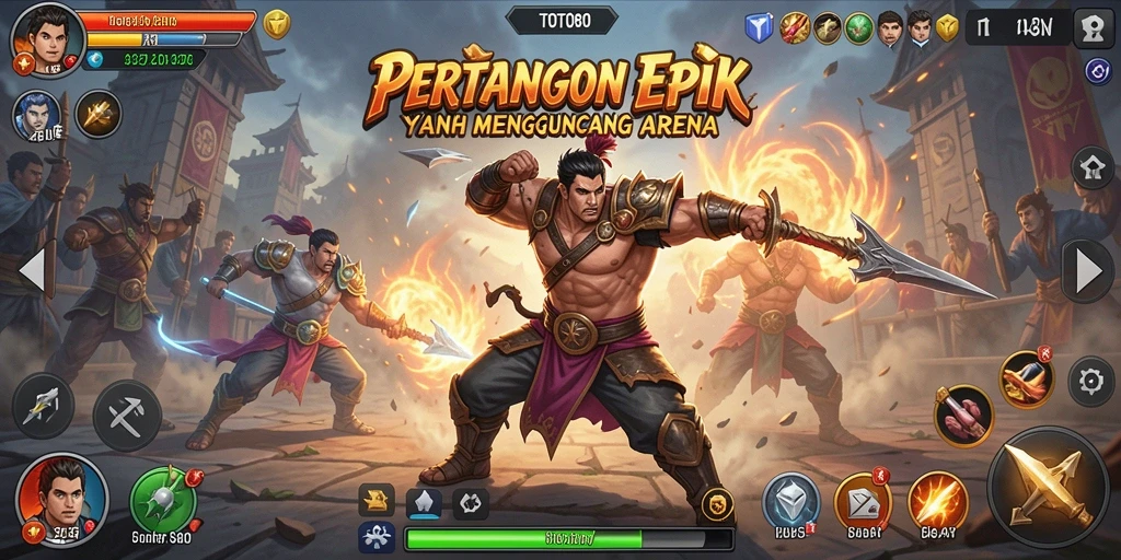 Gameplay TOTO80 yang seru dan mendebarkan dalam setiap pertarungan.