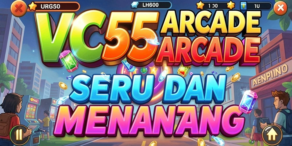 Tangkapan layar gameplay VC55 yang penuh warna dan menarik.