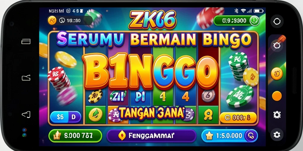 Gameplay menarik ZK6 dengan suasana bingo yang seru.